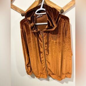 DISNEY VELOUR RHINESTONE MICKEY MOUSE ZIP UP HOODIE